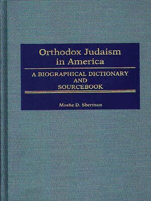 cover image of Orthodox Judaism in America